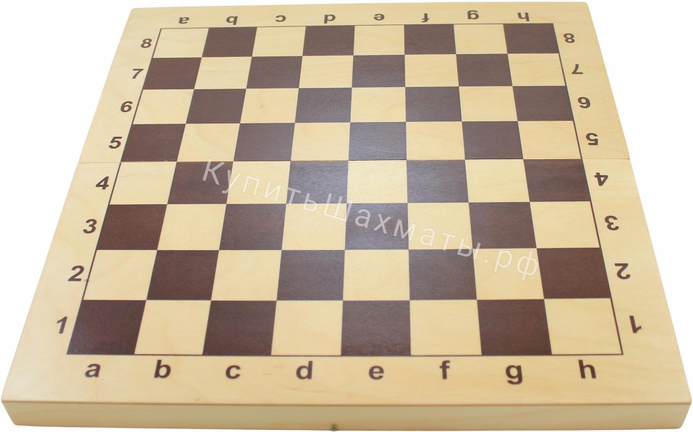 Деревянная шахматная доска складная среднего размера (43x43 см) купить